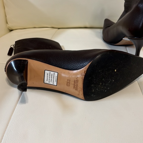 Gucci Leather Heeled Booties - Picture 4 of 4